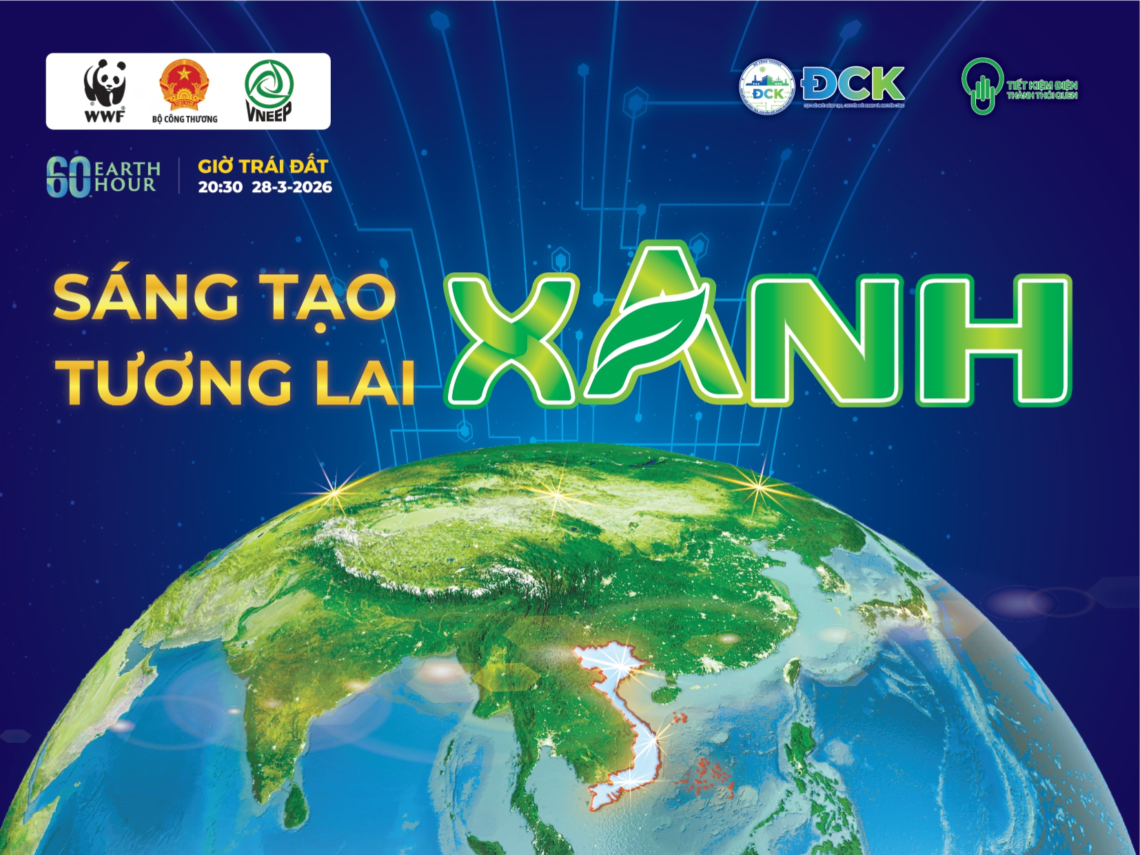XÃ EA H’LEO HƯỞNG ỨNG CHIẾN DỊCH GIỜ TRÁI ĐẤT NĂM 2026: “SÁNG TẠO XANH – TƯƠNG LAI XANH”